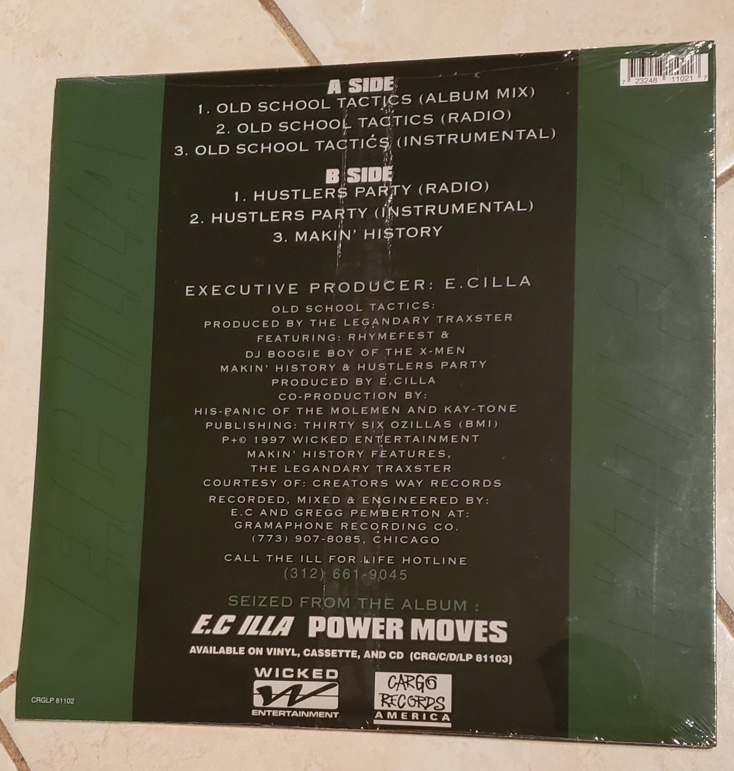 E.C Illa - Old School Tactics 12" Featuring Rhymefest