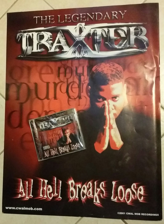 Traxster - All Hell breaks loose CD & Poster Bundle