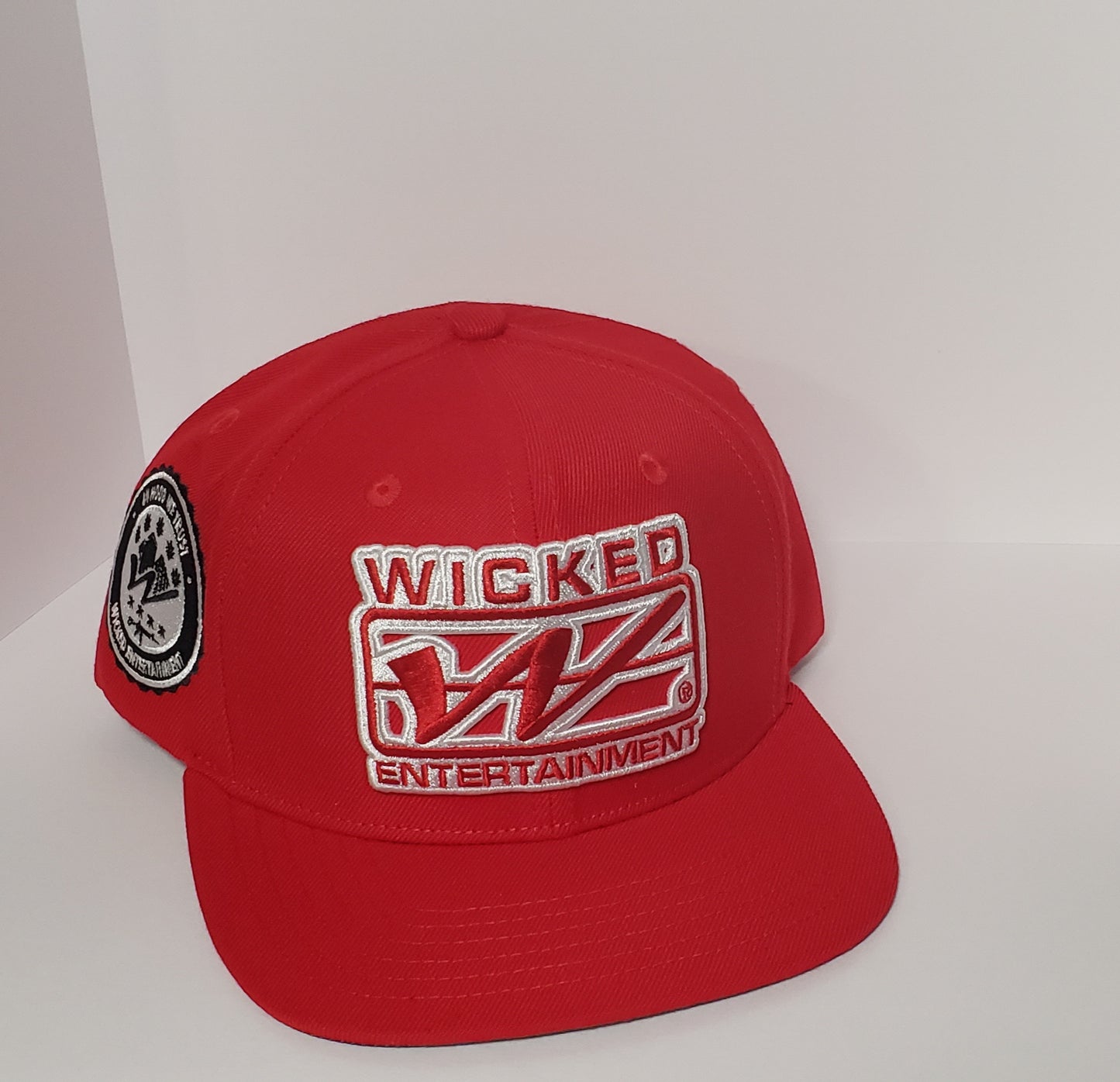 Wicked Logo Snapback hat - Red/Red