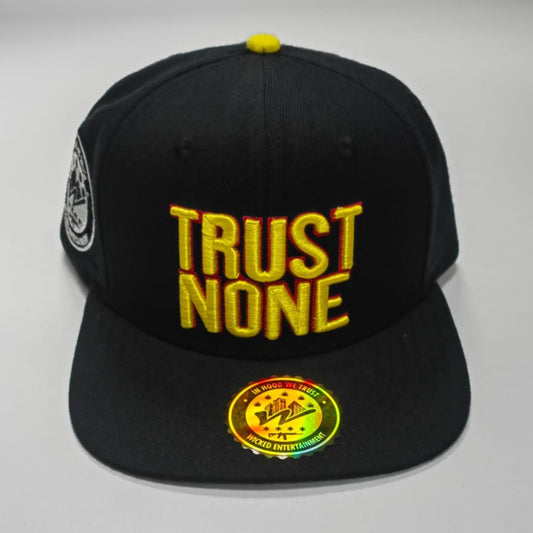 Trust None - Snapback Hat - Black/Gold