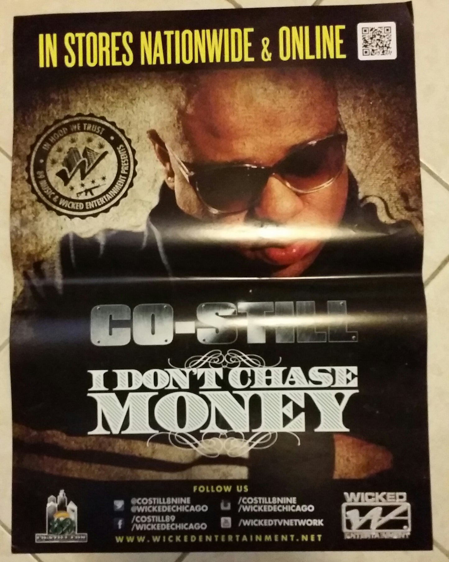Co-Still - I Don't Chase Money | Poster 18x24
