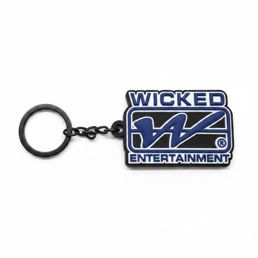Wicked E. Keychain (Blue)